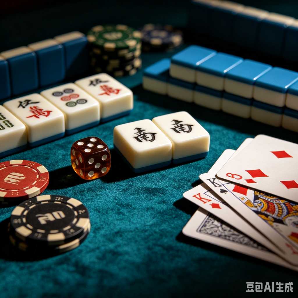 embossed mahjong set design